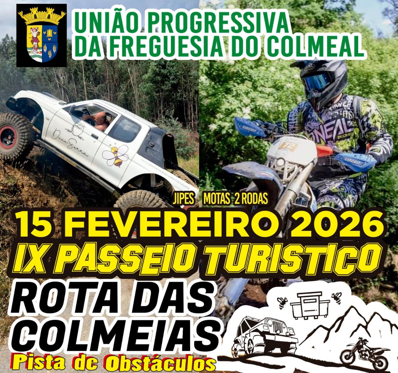IX Passeio Tur&iacute;stico - Rota das Colmeal