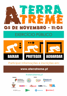 TERRA TREME - Exerc&iacute;cio P&uacute;blico Nacional de Sensibiliza&ccedil;&atilde;o para o Risco S&iacute;smico - ANEPC