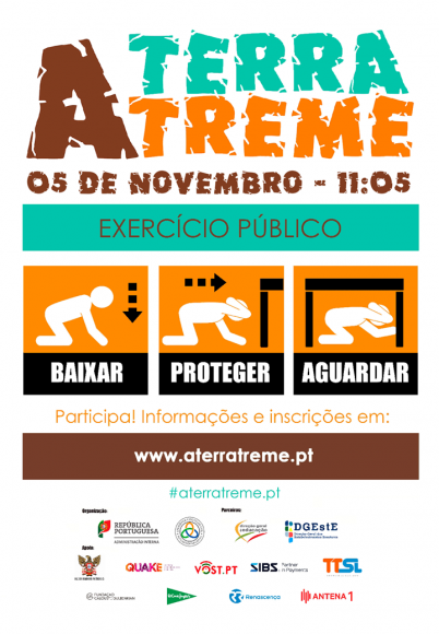 TERRA TREME - Exerc&iacute;cio P&uacute;blico Nacional de Sensibiliza&ccedil;&atilde;o para o Risco S&iacute;smico - ANEPC
